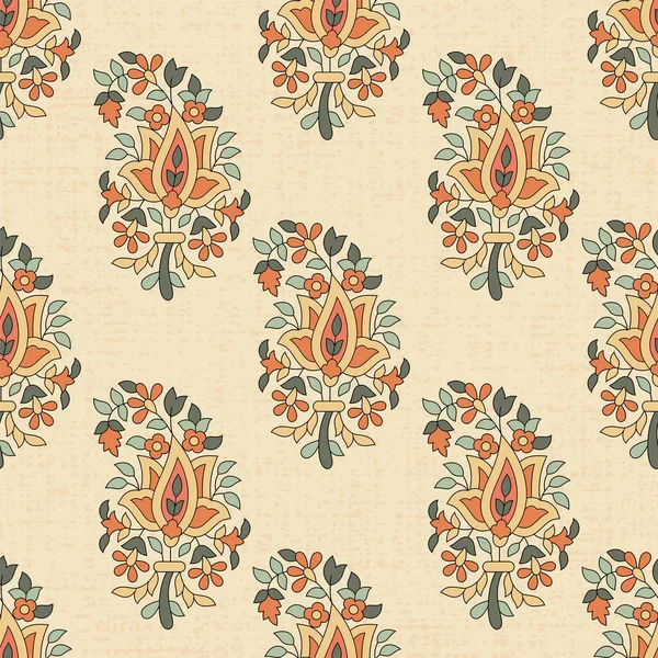 Vector Indian Royal Paisley Wiederholt Nahtlose Muster Hintergrund Digitaler Textildruck — Stockvektor