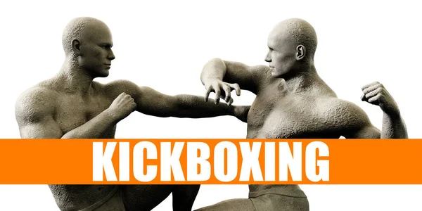 キックボクシングクラストレーニング格闘コンセプト背景 — ストック写真