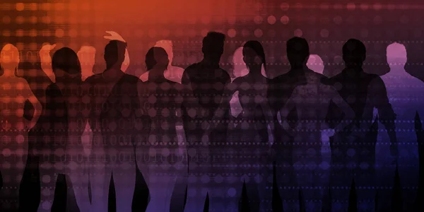 Business Teamwork Mensen Concept Met Zelfverzekerde Pose — Stockfoto