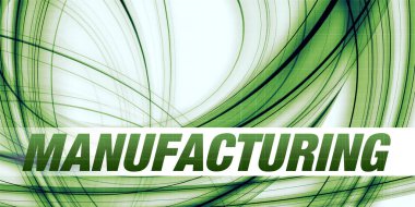 Yeşil Soyut Arkaplan İmalat Konsepti