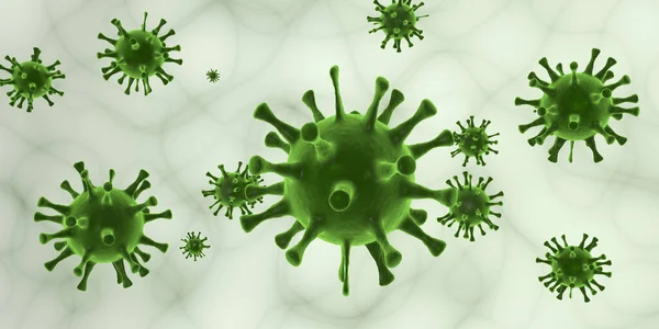Bacteriën Achtergrond Als Een Science Creative Concept Art — Stockfoto