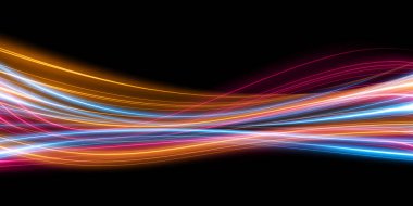 Soyut fütüristik devre teknolojik altyapı olarak sanat