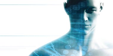 Bir şirket sistemindeki veri ağı sanat olarak gösterilir