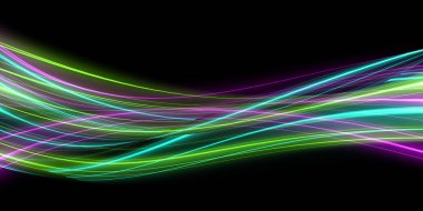 Parlayan veri düğümlerle fütüristik teknolojik altyapı