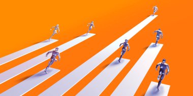 Başarılı Satış Kişi Konseptiyle Satışlar Büyüme Çizelgesi