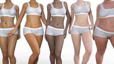 Kadın Model Çeşitliliği Zindelik Grubu Bir arada Duruyor