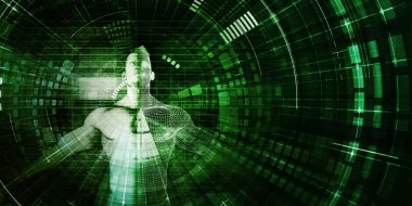 Sağlık Teknolojisi Sunum Yazılımı Soyut Arkaplan Kavramı