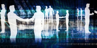 İş Anlaşması Satış Anlaşması Kurumsal Arkaplan