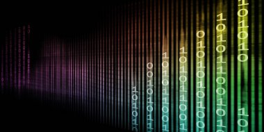 Bir Teknoloji Konsepti olarak Dijital Kod Arkaplanı