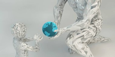 İyi Bir Rol Modeli İçin Ebeveyn ve Çocuk