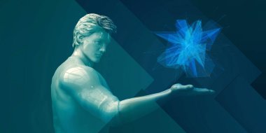 Akıllı Telefon ve Yüksek Teknoloji geçmişi olan Modern İletişim Teknolojisi