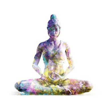 Kırık ama Defiant Azim Kararlılığı Sanatsal Kavram 