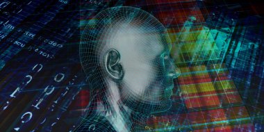 AI İşleme Eğitimi Derin Öğrenme Endüstrisi Konsepti