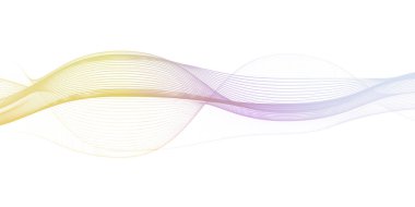 Beyaz Soyut Hareket Oluşturan Akan Dijital Dalgalar