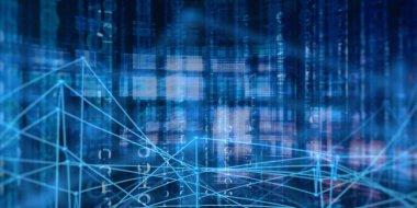 Soyut bir kavram sanatı olarak Dijital Ağ Teknolojisi