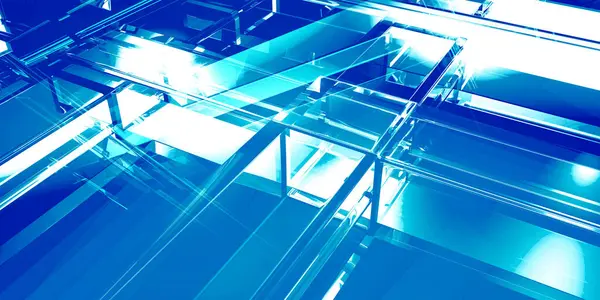 Soyut Teknoloji Mavi Fütürist Dijital Arkaplan Duvar Kağıdı