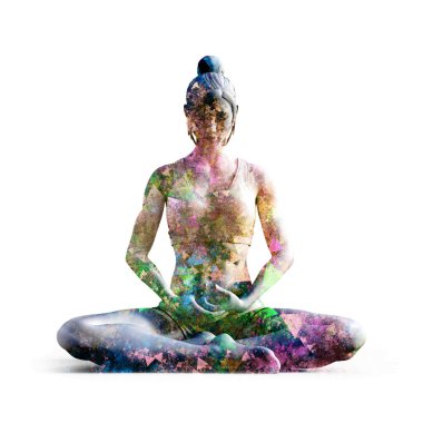 Enerji Aura ile Vücut ve Zihin Meditasyonu Arkaplanı