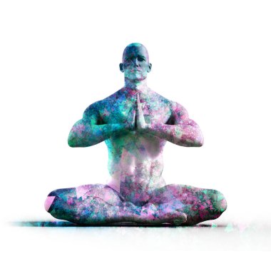 Enerji Aura ile Vücut ve Zihin Meditasyonu Arkaplanı