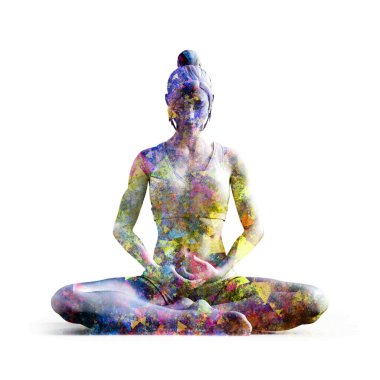 Zen Gevşetici Meditasyon Konsepti için Meditasyon Arkaplanı