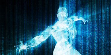 Bulut Hesaplama Teknolojisi Soyut Konsepti