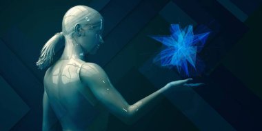 Veri Merkezi güvenli sunucuları bir arka plan olarak