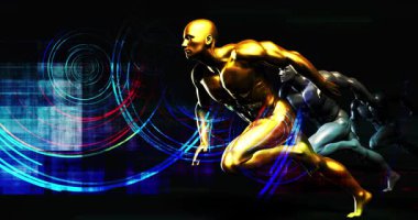 Yapay Zeka Arayüzü İnsan Teknolojisi Etkileşim Sistemi