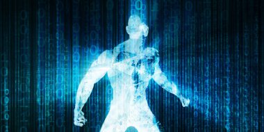 Bulut Hesaplama Teknolojisi Soyut Konsepti