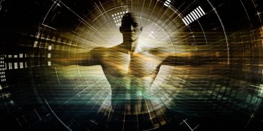 Fütürist Teknoloji ve Soyut Dijital Arkaplan