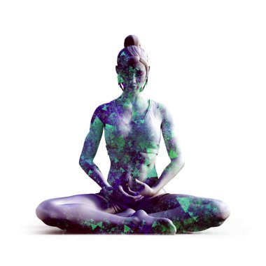 Zen Meditasyon Ruhsal Barış Sanatı Konsepti