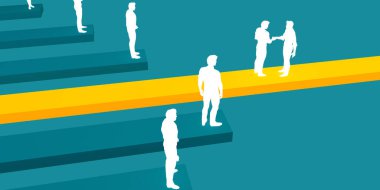 Sınırsız büyüme ve başarı iş kavramı