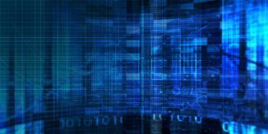 Bozucu Bilim ve Teknoloji Soyut Bir Arkaplan Olarak