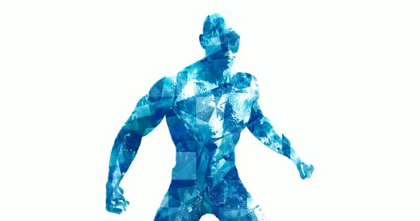 Warrior Spirit Motivation Poster Background as Concept