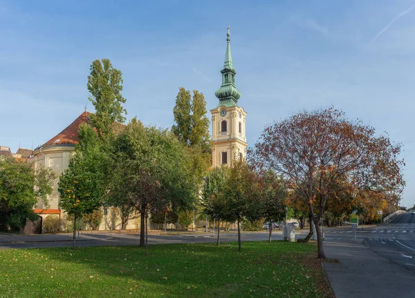 Церковь Святой Екатерины Александрийской Будапешт Венгрия — стоковое фото