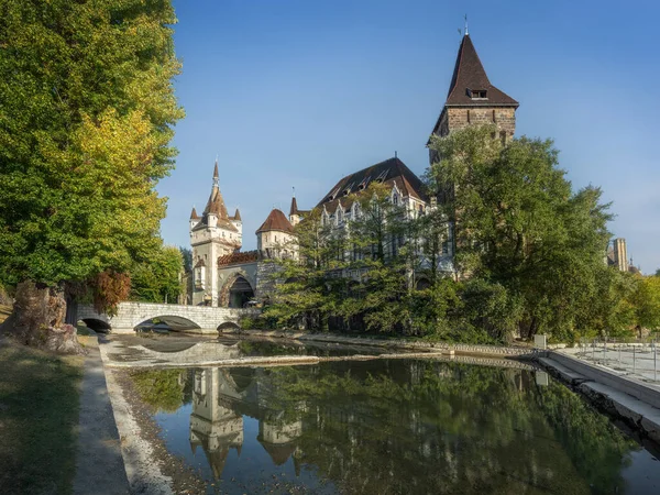 stock image Vajdahunyad Castle at Varosliget park - Budapest, Hungary