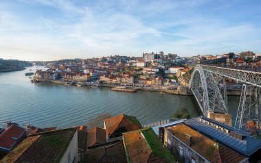 Porto Skyline with Douro River and Dom Luis I Bridge - Porto, Portekiz