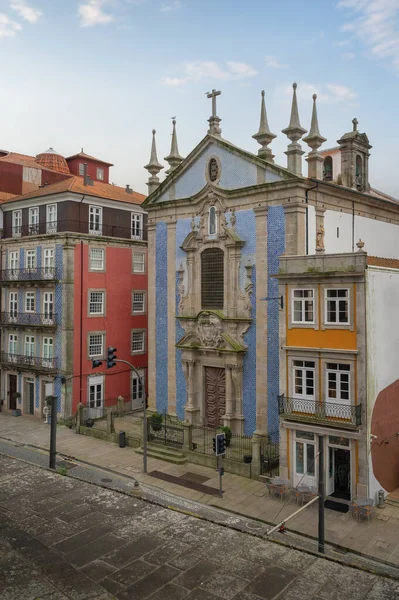 Iglesia Sao Nicolau Oporto Portugal — Foto de Stock