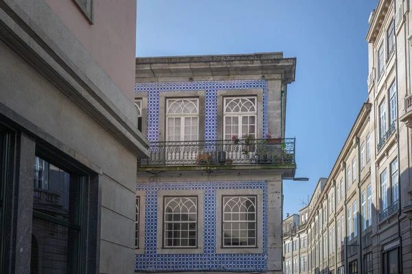 포르투갈의 발코니 포르투가 전통적 포르투갈 — 스톡 사진