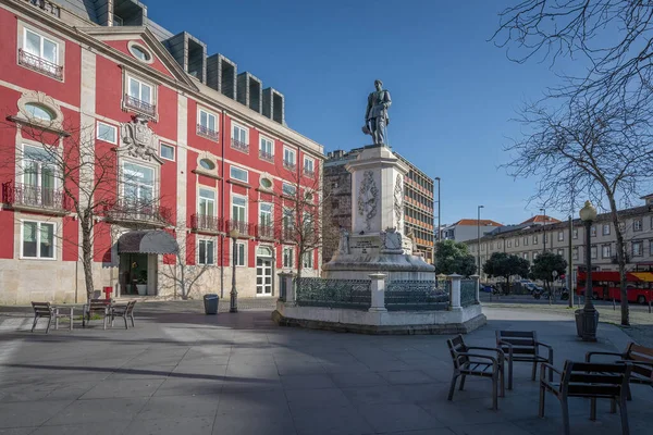 Batalha Meydanı Kral Pedro Anıtı Porto Portekiz — Stok fotoğraf