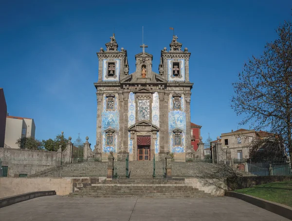 Kościół Ildefonso Igreja Santo Ildefonso Porto Portugalia — Zdjęcie stockowe