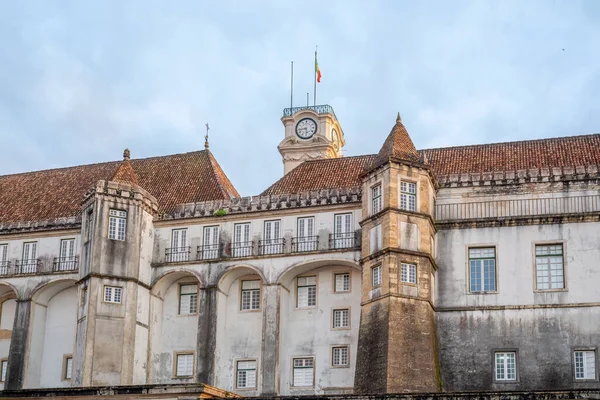 Exteriör Väggar Tidigare Kungliga Slottet University Coimbra Coimbra Portugal — Stockfoto