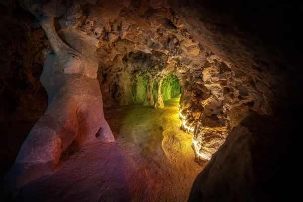 Sintra Portugalsko Února 2020 Východní Jeskyně Orient Grotto Quinta Regaleira — Stock fotografie