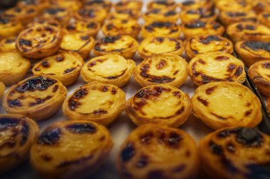 Portekiz Kremalı Turtaları (Pastel de Nata) - Geleneksel Portekiz pastası - Lizbon, Portekiz
