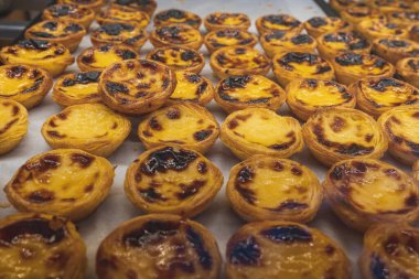 Portekiz Kremalı Turtaları (Pastel de Nata) - Geleneksel Portekiz pastası - Lizbon, Portekiz
