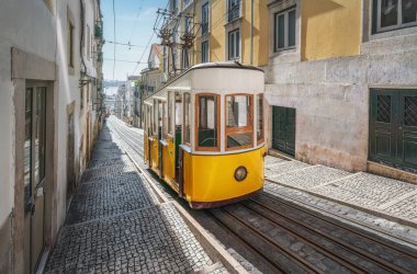 Bica Funicular (Elevador da Bica) - Lizbon, Portekiz