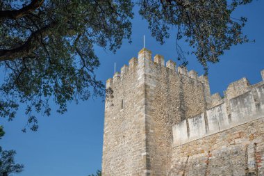 Saint Georges Şatosu (Castelo de Sao Jorge) Kulesi - Lizbon, Portekiz