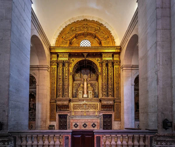 Λισαβόνα Πορτογαλία Φεβ 2020 Παρεκκλήσι Στην Εκκλησία Του Sao Vicente — Φωτογραφία Αρχείου