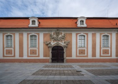 Cesky Krumlov, Çek Cumhuriyeti - 4 Ekim 2019: Cesky Krumlov Şatosu Kale Biniciliği Okulu - Cesky Krumlov, Çek Cumhuriyeti