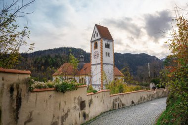 St. Mang Basilica Tower - Fussen, Bavaria, Germany