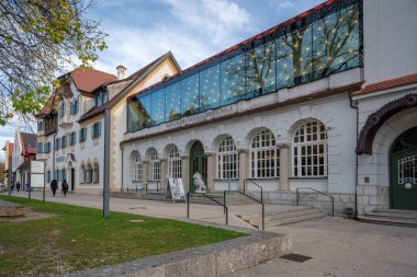 Bavaria, Germany - Nov 07, 2019: Museum of the Bavarian Kings near Fussen - Schwangau, Germany