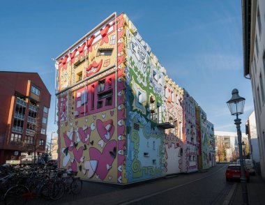 Brunswick, Germany - Jan 15, 2020: Happy Rizzi House - Braunschweig, Lower Saxony, Germany